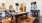 a room with a pool table and chairs
