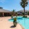 a pool in a resort